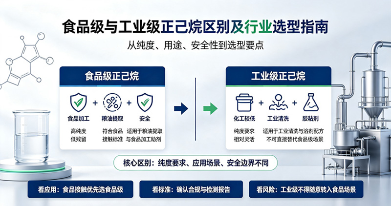 食品级与工业级正己烷区别在哪？行业选型指南