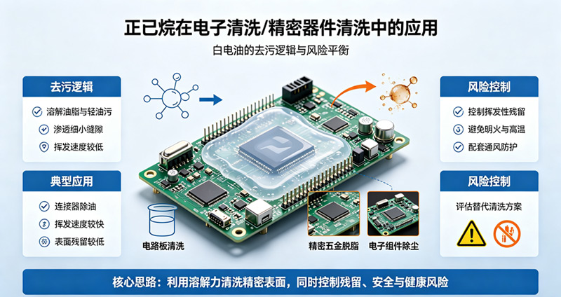 正己烷在电子清洗/精密器件清洗中的应用